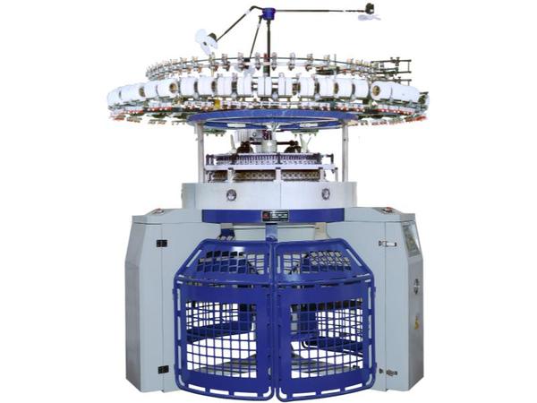 Single jacquard knitting machine